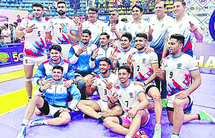 Services team wins National Senior Kabaddi Championship