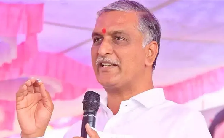 BRS Leader Harish Rao On SLBC Tunnel Incident