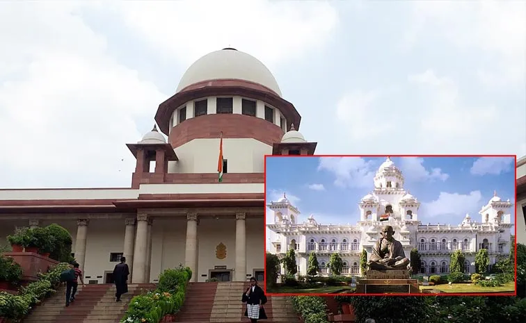 Supreme Court Hearings BRS Defected MLAs petition Updates 