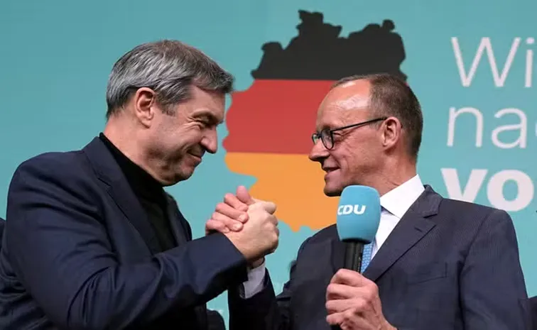  Friedrich Merz CDU and CSU strives to build coalition Government