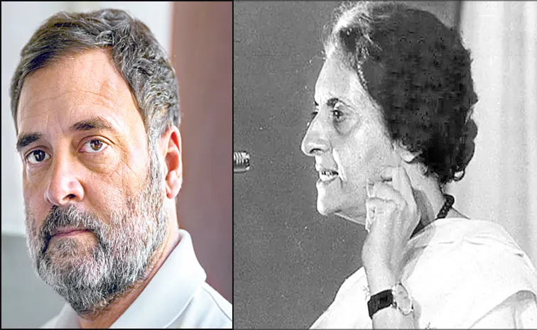 Sakshi Guest Column On Rahul Gandhi and Indira Gandhi