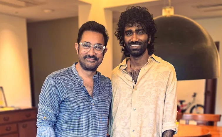 Kollywood Young Hero Pradeep Ranganathan Meet With Star Aamir Khan