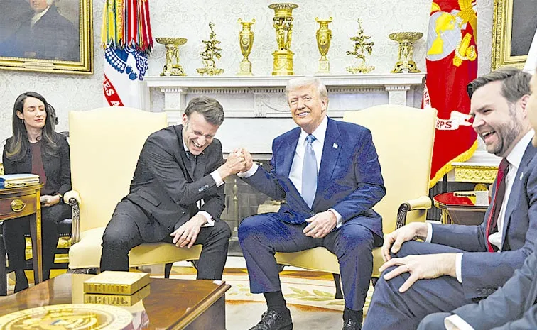 President Trump Meets with French President Macron