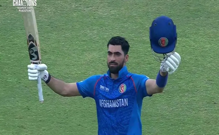 Ibrahim Zadran Becomes The First Afghanistan Batter To Score A Hundred In World Cup And Champions Trophy