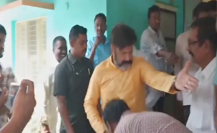 MLA Balakrishna Frustration with Villagers Requests Sparks Controversy