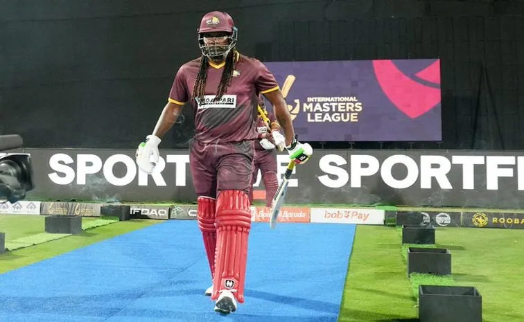 International Masters League 2025: Chris Gayle Blasting Innings Against England Masters