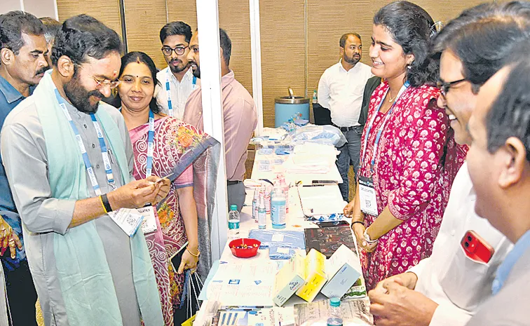 BJP Leader Kishan Reddy at closing conference of BioAsia 2025