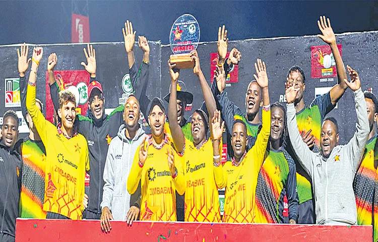 Zimbabwe won T20 series against Ireland