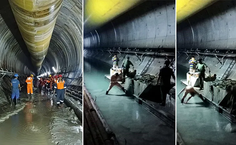 Rescue Operation In Slbc Tunnel Seventh Day Updates