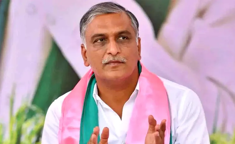 Police Case Filed Against BRS Harish Rao