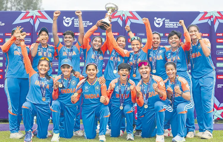 Indian girls team wins Under 19 T20 World Cup