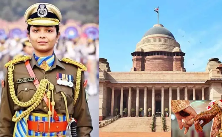 CRPF Officer Poonam Gupta First Person Ever To Marry At Rashtrapati Bhavan