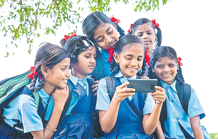 Increased smartphone usage among rural children