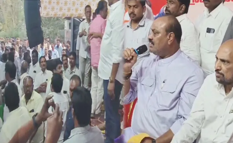 Jana Sena Workers Shock Minister Atchannaidu In Konaseema