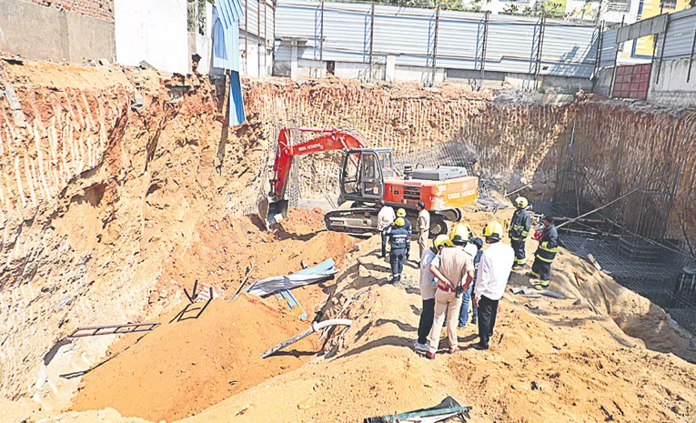 Cellar collapse: GHMC to act against owners builder over lack of safety measures on site