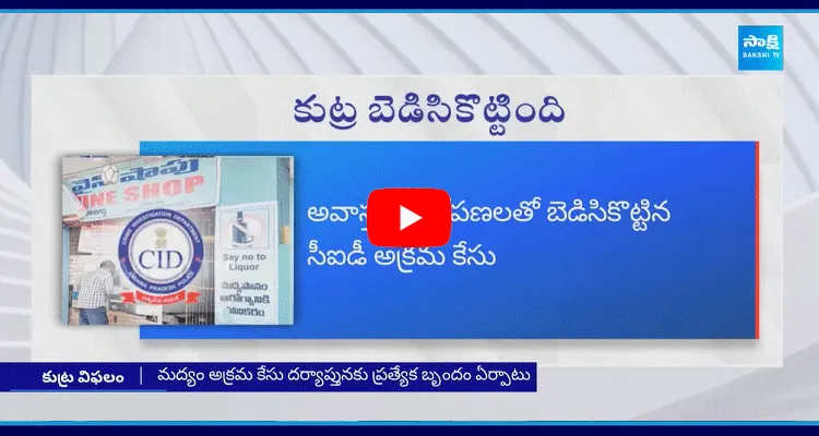 CID Illegal Cases On Liquor Policy In Andhra Pradesh