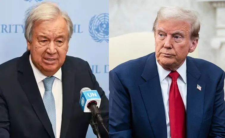 UN Chief Antonio Guterres Rejects Trump Comments On Gaza