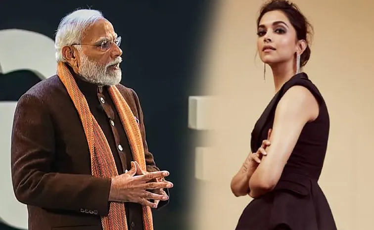 Deepika And Others join Hands With PM Modi For Pariksha Pe Charcha 2025