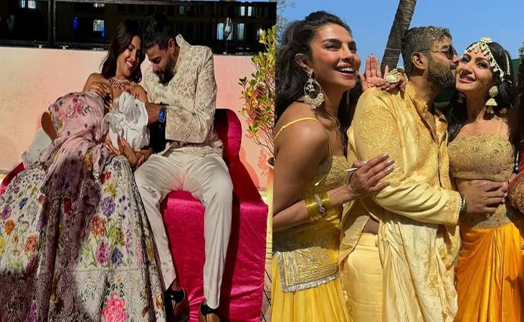 Priyanka Chopra attended her brother Siddharth mehendi with Daughter