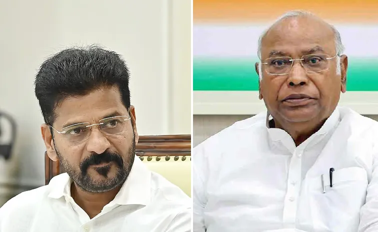 Cm Revanth Reddy Meets Aicc President Mallikarjun Kharge