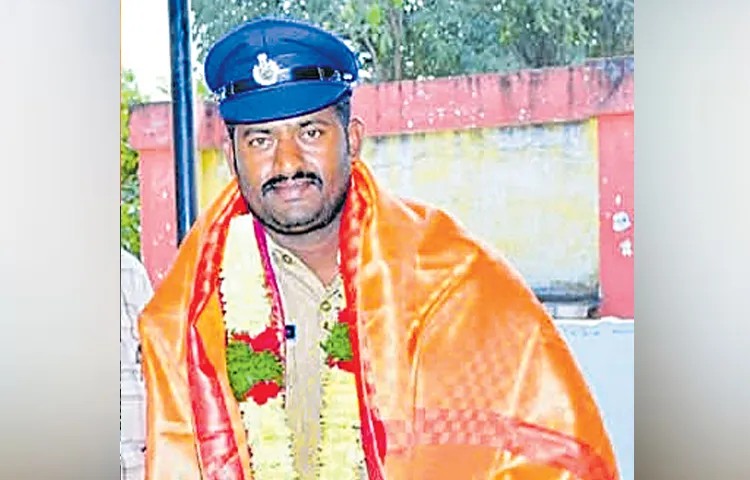 Constable Sudhakar Reddy remanded in a case 