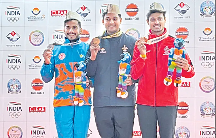 Swapnil Kusale wins bronze medal at National Games