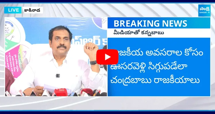 Kurasala Kannababu Comments On Chandrababu Fake Promises