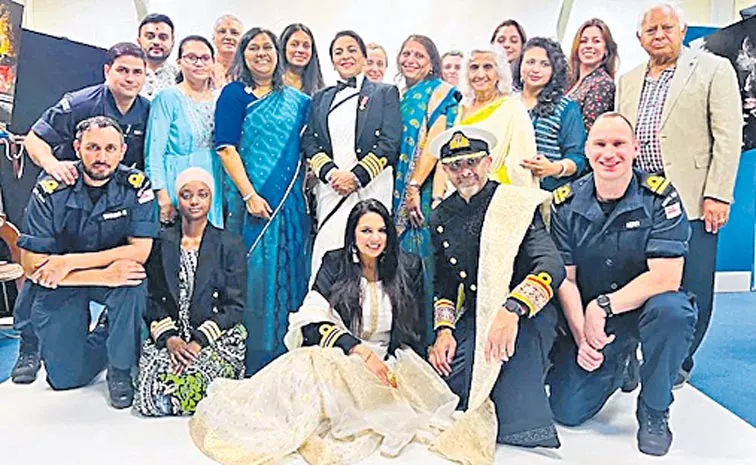 UK Royal Navy adds saree to ceremonial mess dress code