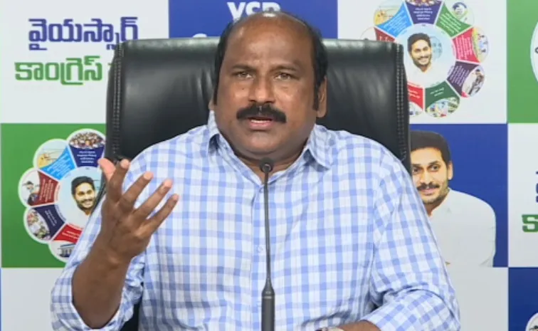 YSRCP Leader TJR Sudhakar Babu Slams Chandrababu Naidu