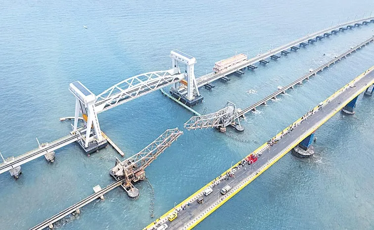 India First Vertical Lift Pamban Bridge Ready for launch