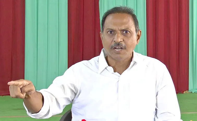 YSRCP Satish Reddy Serious On CBN Govt