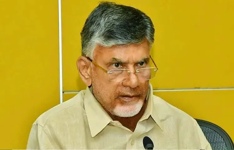 CM Chandrababu Naidu at TDP legislature party meeting