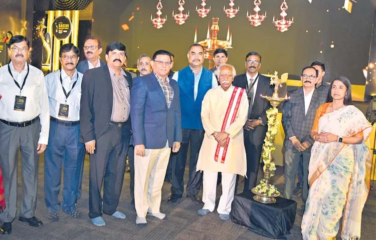 Haryana Governor Bandaru Dattatreya at the tenth edition of Sakshi Excellence Awards