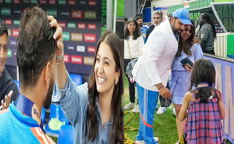 Anushka Sharma Hugs Rohit Sharma Priceless Moment After India CT Triumph