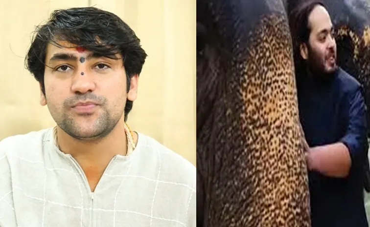 Dhirendra Shastri of Bageshwar Dham Praises Anant Ambani vantara Vision for Wildlife Conservation