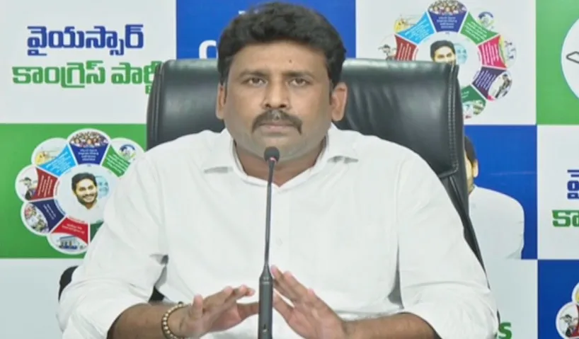 YSRCP State Joint Secretary Karumuri Venkata Reddy Slams CM Chandrababu