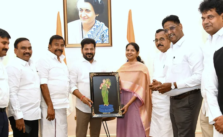 Tamil Nadu DMK Leaders Meets Telangana CM Revanth