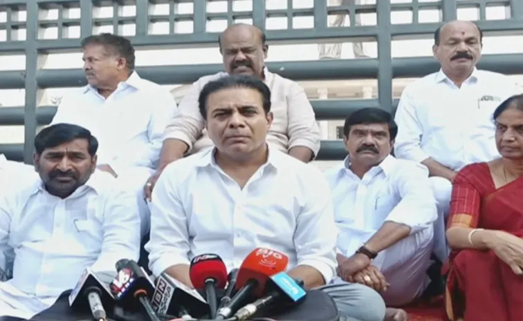 KTR Reaction On Jagadish Reddy Suspension From The Assembly