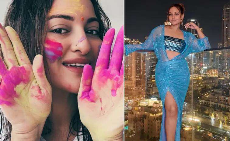 Sonakshi Sinha Gets trolls Zaheer Iqbal absence In Holi Celebrations