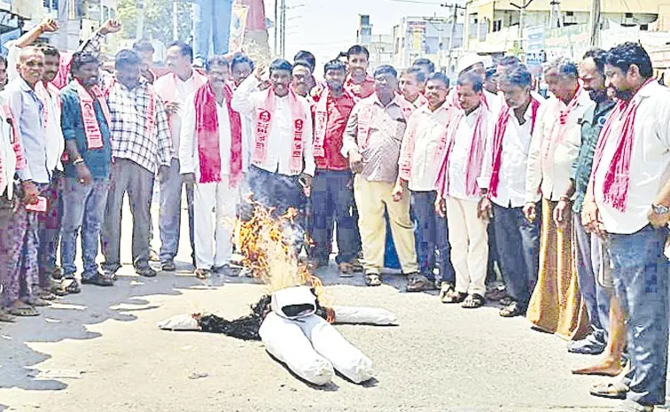 BRS Protests Against Suspension of MLA Jagadish Reddy