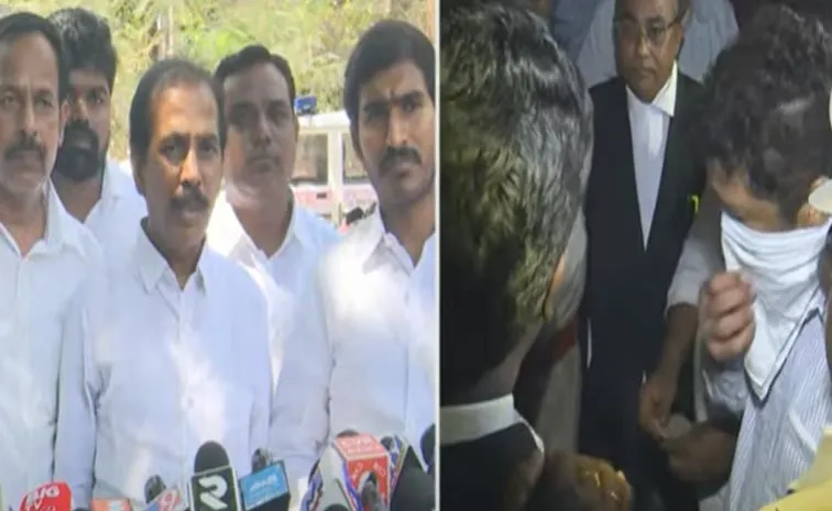 YSRCP Legal Cell Leaders Meet Posani Krishna Murali In Guntur Jail