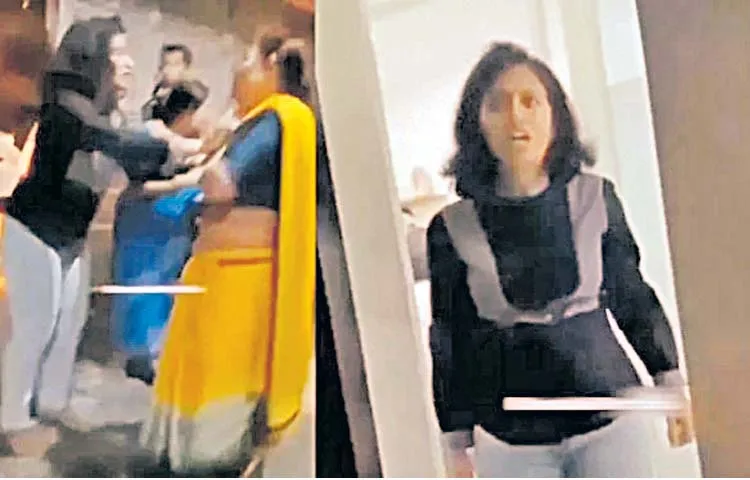 A doctor along with her two children hit elderly in laws in Bangalore