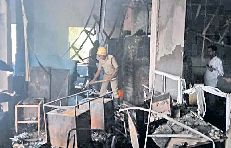 Government stories about the fire accident at Madanapalle RDO office