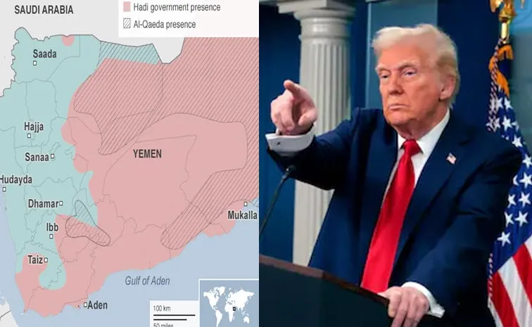 USA Donald Trump Sensational Comments On Houthis