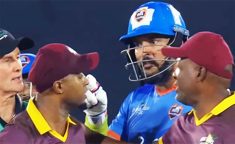 Yuvraj Singh, Tino Best Engage In Fiery Verbal Spat In IML 2025 Final