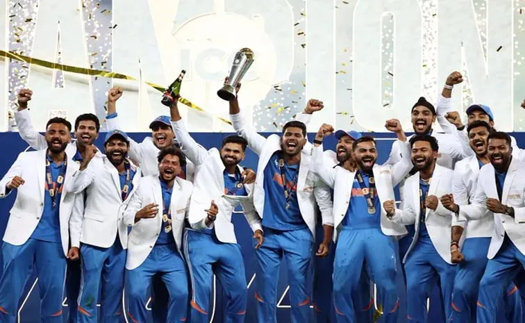 Team India wins Champion Trophy NATS Celebrations