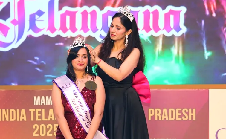 Priyanka Tare Representing Telangana At The National Mrs India pageant