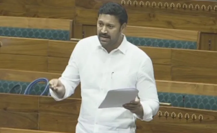 Do not reduce the height of Polavaram YSRCP MP Avinash Reddy In Lok Sabha