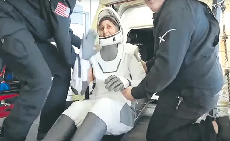 Sunita Williams successfully landed on Earth