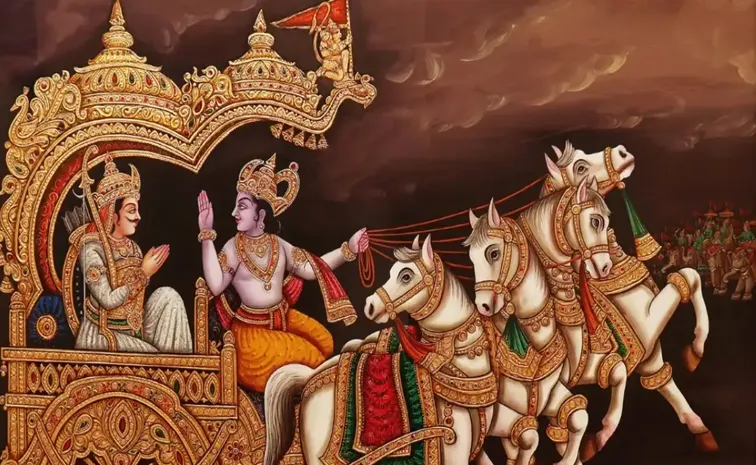 Kurukshetra War Krishna Divine Status after ajunas reaction 